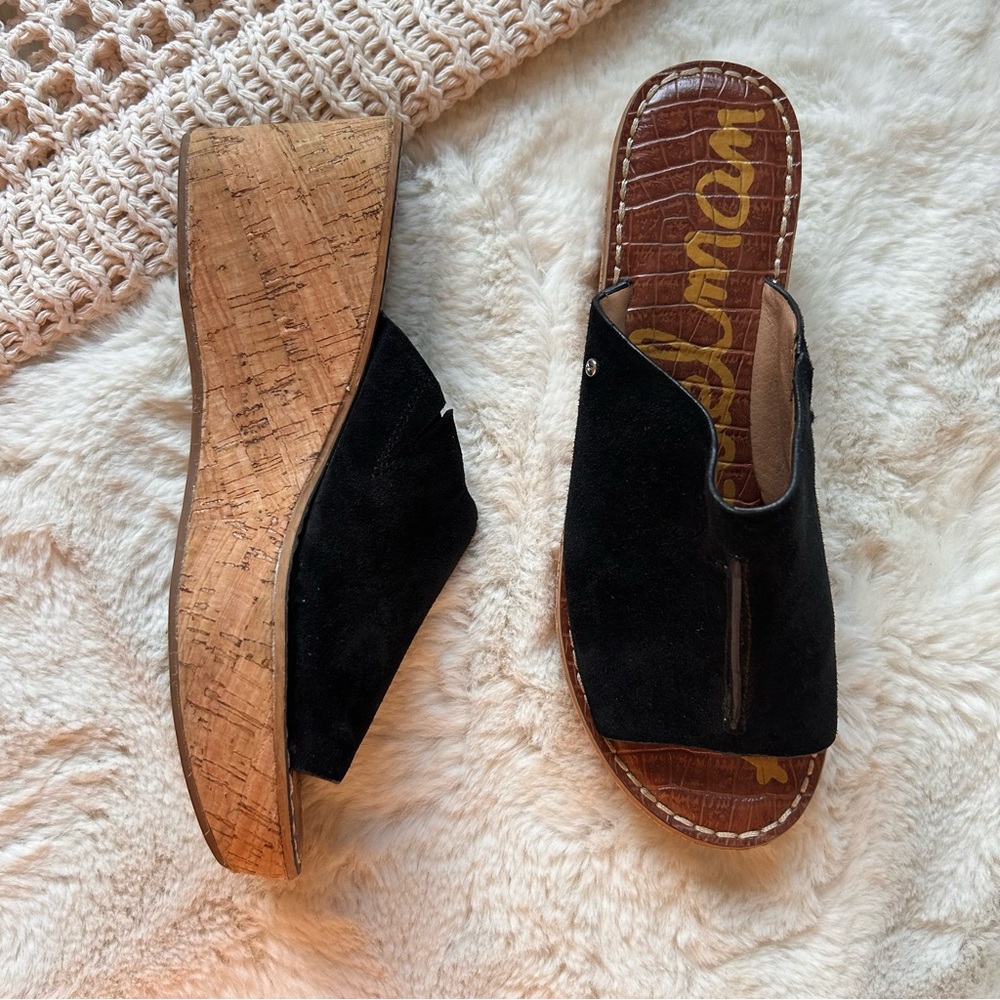 Sam Edelman Ranger Platform Sandal in Luggage Suede at Nordstrom Rack